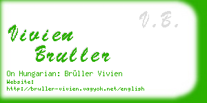 vivien bruller business card